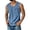 Blue, variant on Men's Denim Sleeveless Tank Top With Chest Pocket Relaxed Fit Comfortable Fabric Summer Beach & Errands Wear For Canadian Men,Blue,S