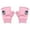Pink, variant on Heated Gloves for, Upgraded Smart Thermostatic Electric Heated Fingerless Gloves Rechargeable, Winter Hand Warmer for Work Cycling Skiing Outdoor Snow(Black)