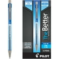 thumbnail image 2 of Pilot Better Retractable Ballpoint Pens, Fine Point 0.7mm, Blue Ink, 12 Count, 2 of 4