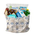 thumbnail image 4 of Eco-Friendly Reusable Grocery Bag with Watercolor Ocean Starfish - Foldable & Machine Washable Tote, 4 of 6