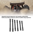 thumbnail image 4 of 6pcs RC Car Steering Tie Link Rods Set, Aluminum Alloy Spare Part Long Short RC Tie Rods for Slash Remote Controlled Car, Enhance Performance and Durability with Installation, 4 of 7
