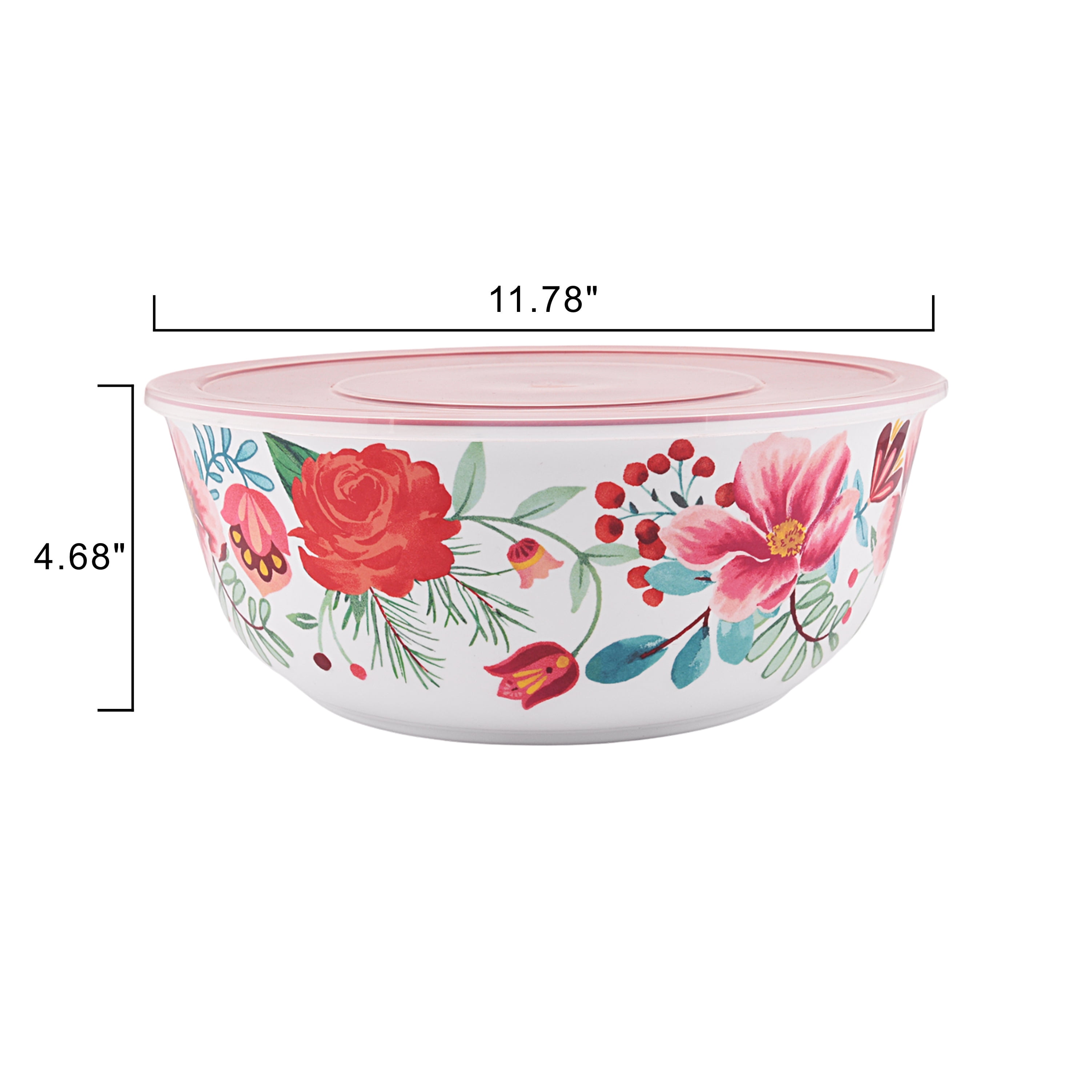 The Pioneer Woman Merry Meadows 10-Piece Melamine Mixing Bowl Set with Lids