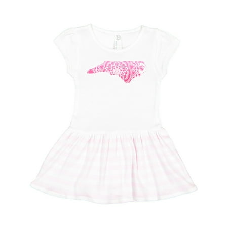 

Inktastic North Carolina Silhouette Mandala Gift Toddler Girl Dress
