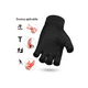 thumbnail image 2 of Guantes De Compresión Malubero Fibra Cobre Alivia Dolor Negro Talla M, 2 of 5