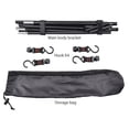 thumbnail image 4 of stanreset Outdoor Camping Folding Hanging Rack Triangular Clothes Camp Cookware Rack Stand Camping Accessory Black1, 4 of 6