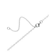 Believe By Brilliance Fine Silver Plated Cubic Zirconia V Shape Necklace 18+2