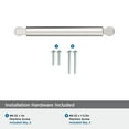 thumbnail image 4 of Amerock Balon 5-1/16 inch (128mm) Center-to-Center Polished Nickel Cabinet Pull, 4 of 6