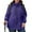 Purple, variant on Tdoqot Womens Plus Size Windbreaker with Hood- Lightweight Outdoor Loose Fit Casual Waterproof Raincoat Hiking Jacket Black Size S-4XL