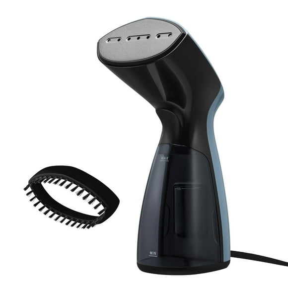Sunbeam Vaporizador De Mano Compacto De 1000 W Para Ropa Vaporizador De Viaje Portátil Cabezal Antiadherente Calentamiento De 30 S 8 Minutos De Vapor Continuo Tanque De Agua De 110 Ml Cepillo De Cerda