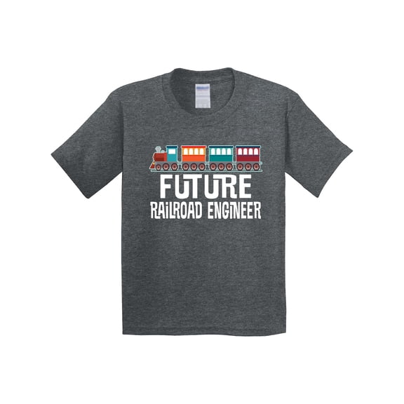 Inktastic Future Railroad Engineer Train Youth T-Shirt