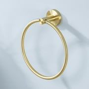 KES Gold Towel Ring 304 Stainless Steel Brushed Brass Wall Mount