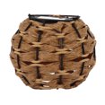 thumbnail image 1 of Solar Lantern, LED Warm Light Rattan Pendant Light Top Solar Charging Panel  For Yard, 1 of 8