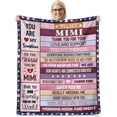 thumbnail image 1 of LHSHID Mimi Birthday Gifts from Grandkids Mother'S Day Grandma Gift to My Mimi Blanket Gifts 30"x40", 1 of 6