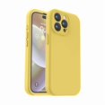 thumbnail image 1 of Chenchen Compatible with iPhone 15 Pro Case, Upgrade Defender Liquid Silicone, [Enhanced Camera Protection] [Soft Anti-Scratch Microfiber Lining] Shockproof Phone Case iPhone 15 Pro - Canary Yellow, 1 of 1