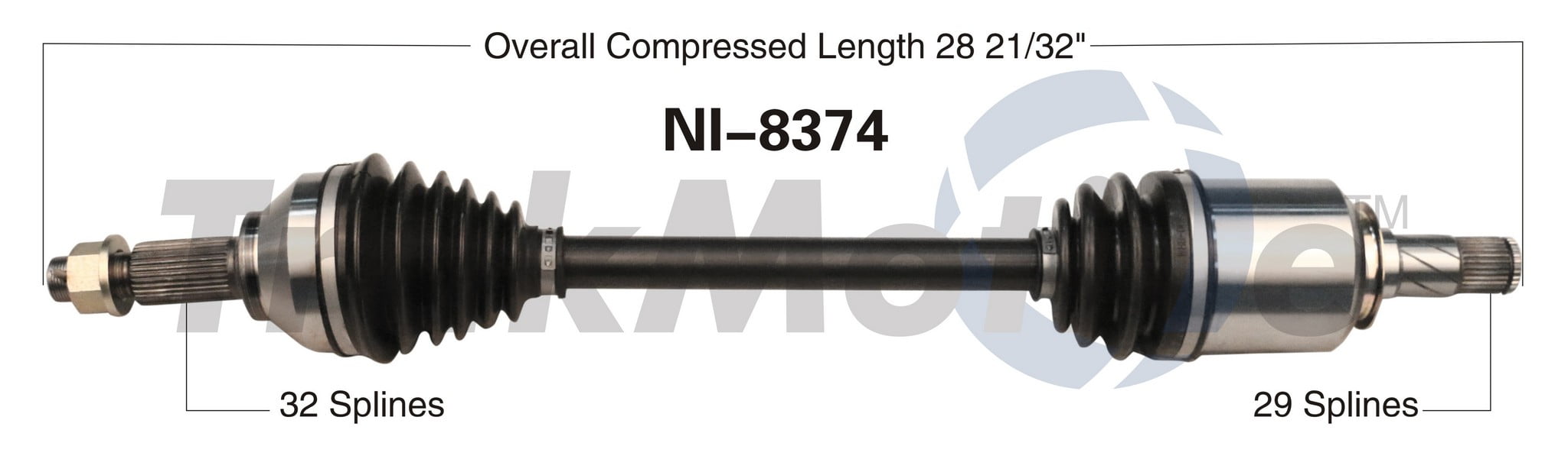 Surtrak NI8374 CV Axle Shaft for 1114 Nissan Quest