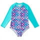 thumbnail image 1 of Traje de baño de manga larga para niños Traje de baño de una pieza con protección solar para playa para mujeres grandes, 1 of 6