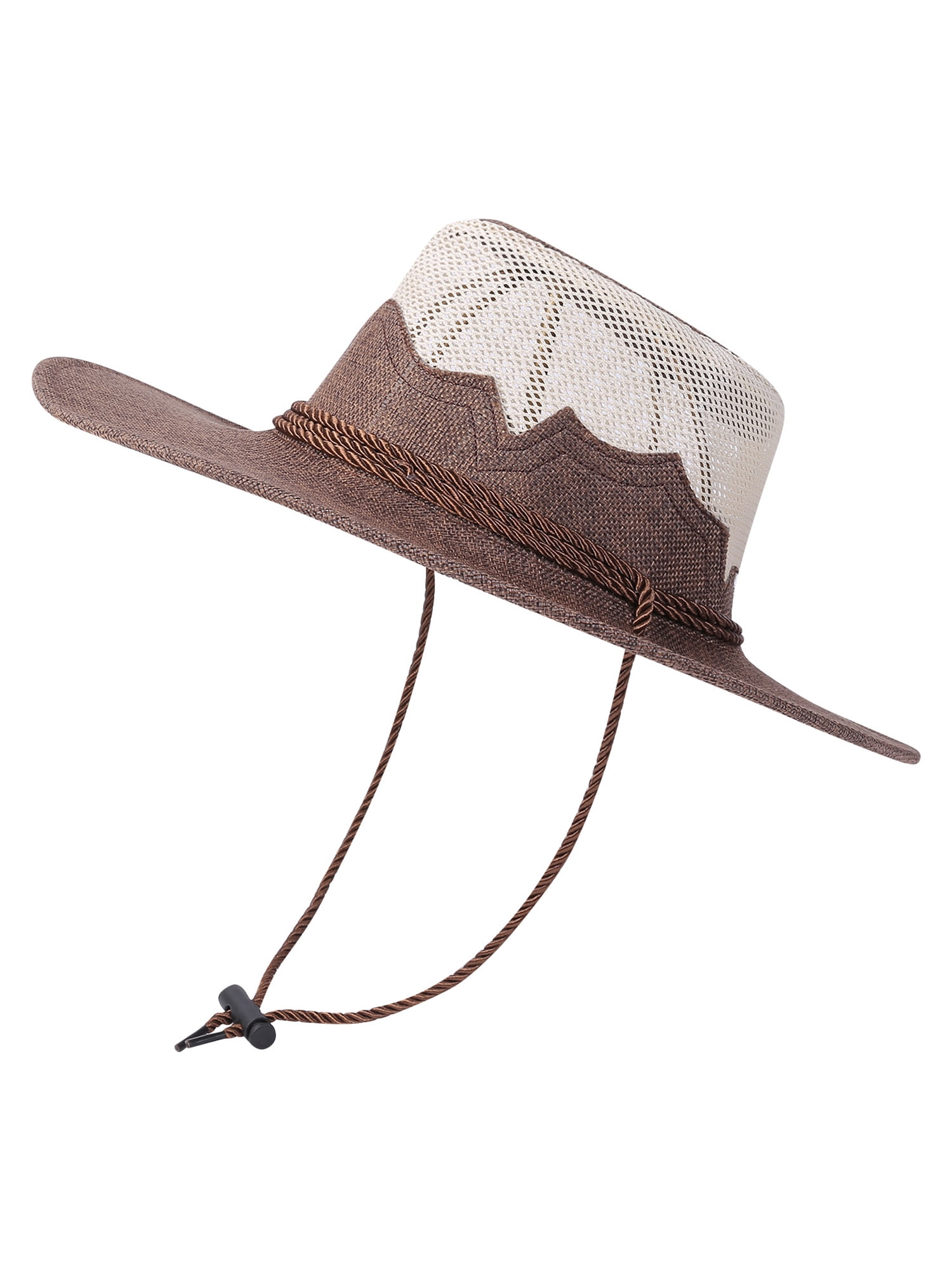 Luckinbaby Women Men Cowboy Hat, Wide 