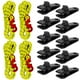 thumbnail image 1 of Cordón de tienda 10pcs Clips de abrazaderas para toldo de tienda con tensores de tienda de ajuste de cables Guyline para tienda de campaña Senderismo Camping Mochilero Irfora Cordón de tienda, 1 of 7