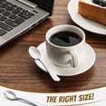 thumbnail image 4 of Demitasse Espresso Spoons 4 Inch Stainless Steel Mini Coffee Tea Dessert Flatware 6 Piece, 4 of 7