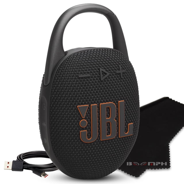 Altavoz Bluetooth portátil JBL Clip 5 IP67 impermeable negro