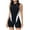White, variant on LOPECY-Sta Boyleg One Piece Swimsuit for Women Sleeveless Zip Up Athletic Swimwear Training Bathing Suit Slim Jumpsuit Sports Surf Suit