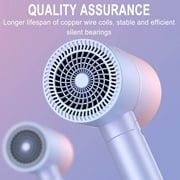 ufeghfjh Lightweight Ionic Blow Dryer, Blue Light Hair Care Gradient Hair Dryer Electric, Hair Dryer Household Constant Temperature Cold and Hot Hair Dryer Silent Hair Dryer