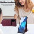 thumbnail image 3 of Phone Case for Samsung Galaxy S20 5G 6.2 inch Wallet Cover with Tempered Glass Screen Protector and Mirror Credit Card Holder Slot Shoulder Crossbody Strap Cell S 20 20S UW S2O G5 Women Girls Red, 3 of 13