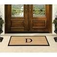 thumbnail image 6 of A1HC First Impression Natural Rubber Coir Molded 18-inch x 48-inch Monogrammed Double Doormat, 6 of 6