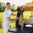 thumbnail image 4 of ONETECH Sun Stripes Art Golf Towel Christmas 24x16in 1PC, 4 of 7