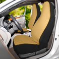 thumbnail image 6 of ALAZA Dark Yellow Car Seat Covers 2 PCs Universal Auto Front Seats Interior Protector, 6 of 7