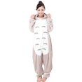 thumbnail image 4 of Mono adulto al por mayor de la ropa de noche del animal de los pijamas de la historieta del punto del invierno de los pijamas del traje de Halloween de Onesie, 4 of 4