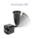 thumbnail image 5 of JShteea E27 Track Light Ropa Zapatos Rail COB LED Foco Techo (Negro), 5 of 9