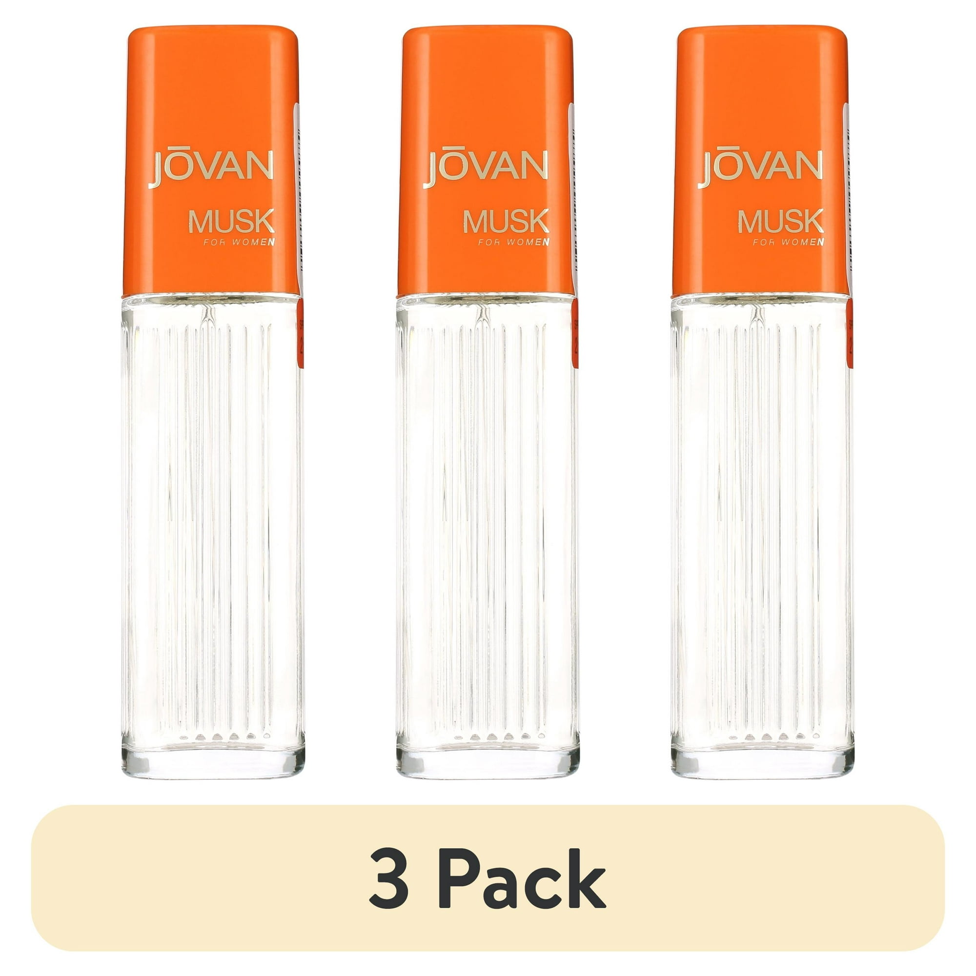 (3 pack) Jovan Musk Cologne Spray for Women 2 fl oz - Captivating Floral Fragrance
