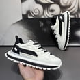 thumbnail image 4 of PLERISE Men's Walking Shoes, Slip-On, Off-White, US 9.5, 4 of 5