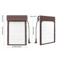 thumbnail image 4 of Chicken coop door,Door With Powered Battery Operated And Ip65 Waterproof Battery Operated Lcd With And Ip65 Waterproof Cold Steel With Solar Powered And 4 Modes Remote And 4 Cold Steel Chicken, 4 of 6