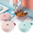 thumbnail image 1 of SPRING PARK Bol d'Alimentation pour Bébé avec Base à Ventouse en Acier Inoxydable Vaisselle pour Enfants, 1 of 8