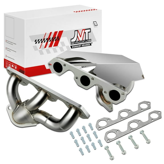 Shorty Exhause Manifold Header Kit For 07-11 Jeep Wrangler JK 3.8L V6 231CU