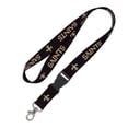 thumbnail image 1 of New Orleans Saints Lanyard - Black, 1 of 1