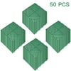 VEVOR Drainage Tiles Interlocking 50 pcs Green, Plastic Tiles 12x12x0.5 inches, Deck Tiles Outdoor Floor Tiles, Outdoor Interlocking Tiles, Deck Flooring for Pool Shower Bathroom Deck Patio Garage