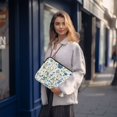 thumbnail image 6 of FORMRS 13-13.3 inch Laptop Sleeve Case Soft Carrying Quilted Computer Bag Cover, Blue Floral, 6 of 7