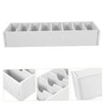 thumbnail image 3 of WRITWAA Lot de 1 Boîte de Rangement Extérieure Étanche Étui en PVC Blanc pour Bureaux, 3 of 7