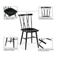 thumbnail image 3 of Set of 2 Modern Dining Chairs with Backrest, 3 of 7