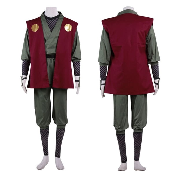 Naruto Anime Cosplay Akatsuki Cloak Kakashi Uchiha Madara Hyuga Hinata Nara Temari Haruno Sakura Taka Hebi Cosplay Costumes SuitXXXL Gao Jinjia LED