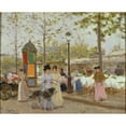 thumbnail image 3 of Francesc Miralles i Galaup 18x15 Black Modern Framed Museum Art Print Titled - Springtime, 3 of 5