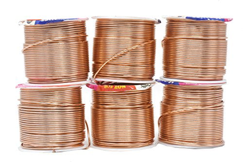 Garden Colored and Soft Armature 14 Gauge, Combo 4 Jewelry Making Assorted 6 Rolls Mandala Crafts Anodized Aluminum Wire for Sculpting Gem Metal Wrap 