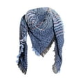 thumbnail image 2 of Winter Blue Women Fall Scarf Classic Tassel Plaid Warm Soft Large Blanket Wrap Shawl Scarves, 2 of 4