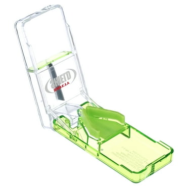 Ezy Dose Pill Cutter Safety-Shield, Cut Pills, Vitamins, Tablets, Assorted Colors