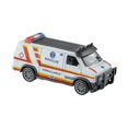 thumbnail image 4 of Modelo de coche a escala 1/32, camión de bomberos de juguete, colección muy detallada, vehículo accionado por fricción para adultos, niños y niñas, 4 of 8