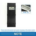 thumbnail image 4 of Interruptor de ventana eléctrica Unique Bargains No. 93570C3000 para el lado del conductor delantero izquierdo para Hyundai Sonata 2015-2017 Negro, 4 of 7