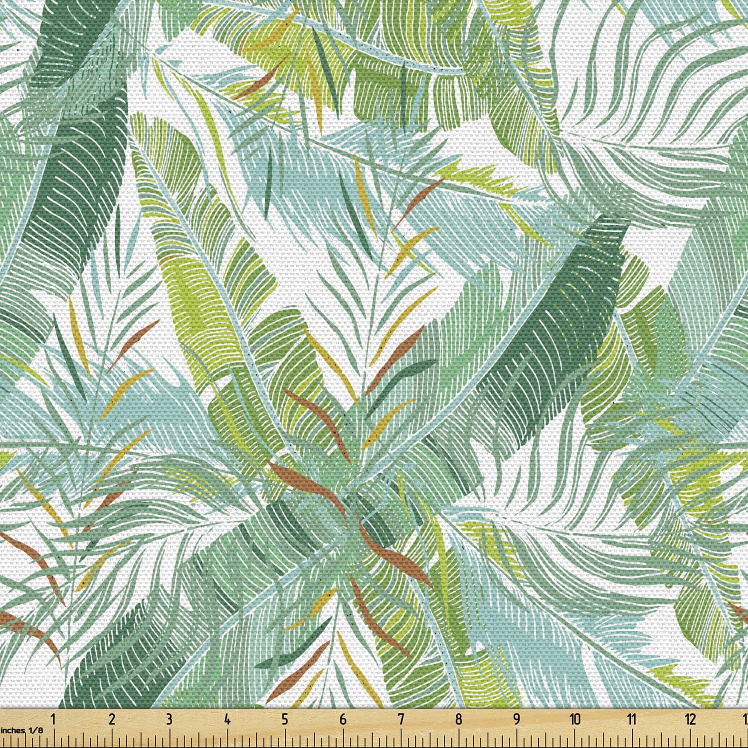 Exotic Fabric by the Yard Botanical Graphic with Creative Tropical ...